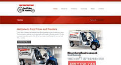 Desktop Screenshot of foodtrikesandscooters.com